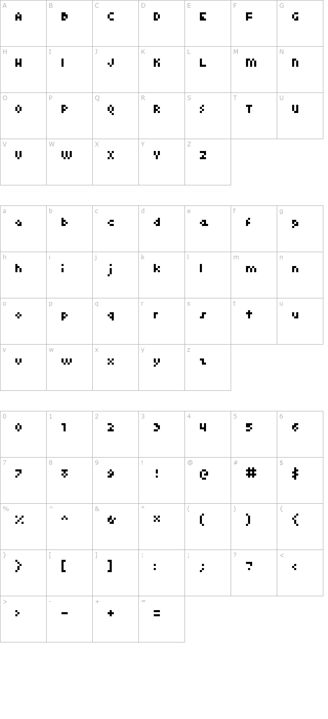 kroeger-04-55 character map