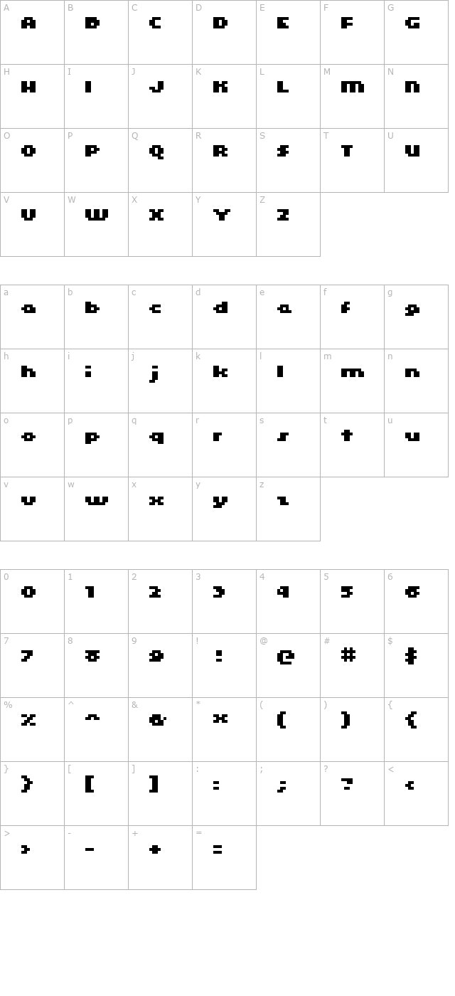 kroeger 04_65 character map