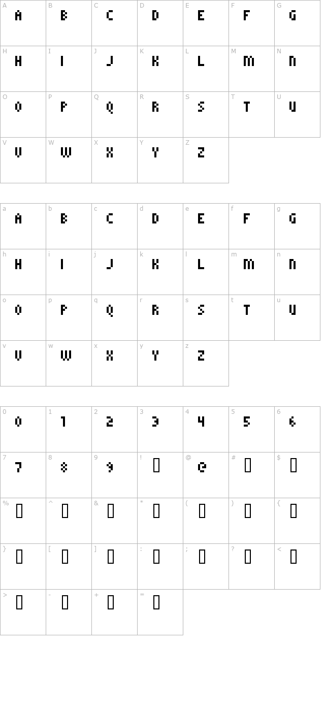 kroeger-05-57 character map