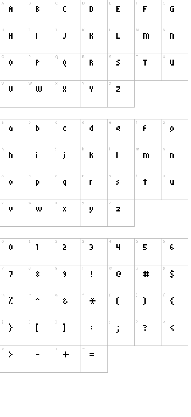 kroeger-05-58 character map