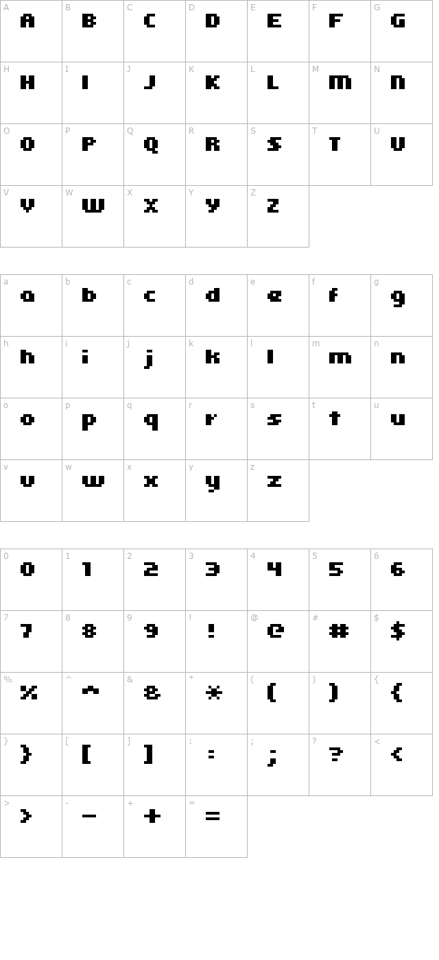 kroeger 05_65 character map