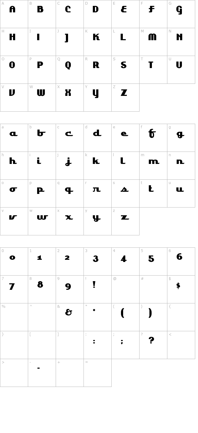 lakeshore-drive character map