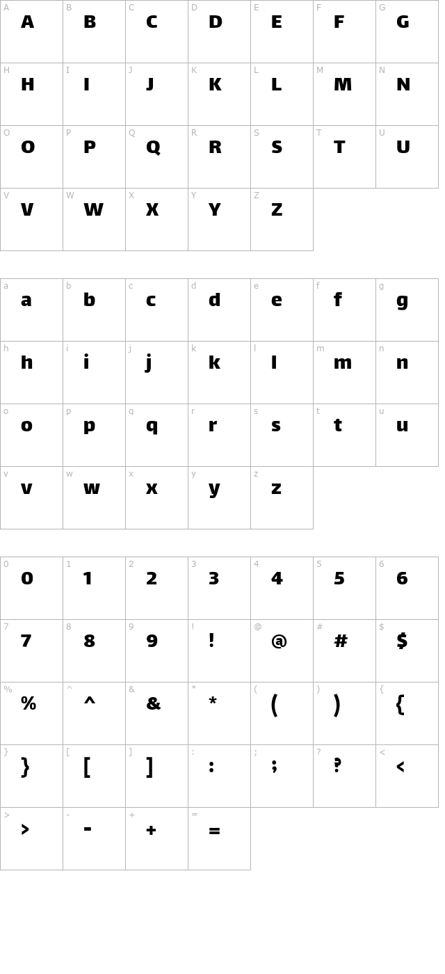 lalezar character map