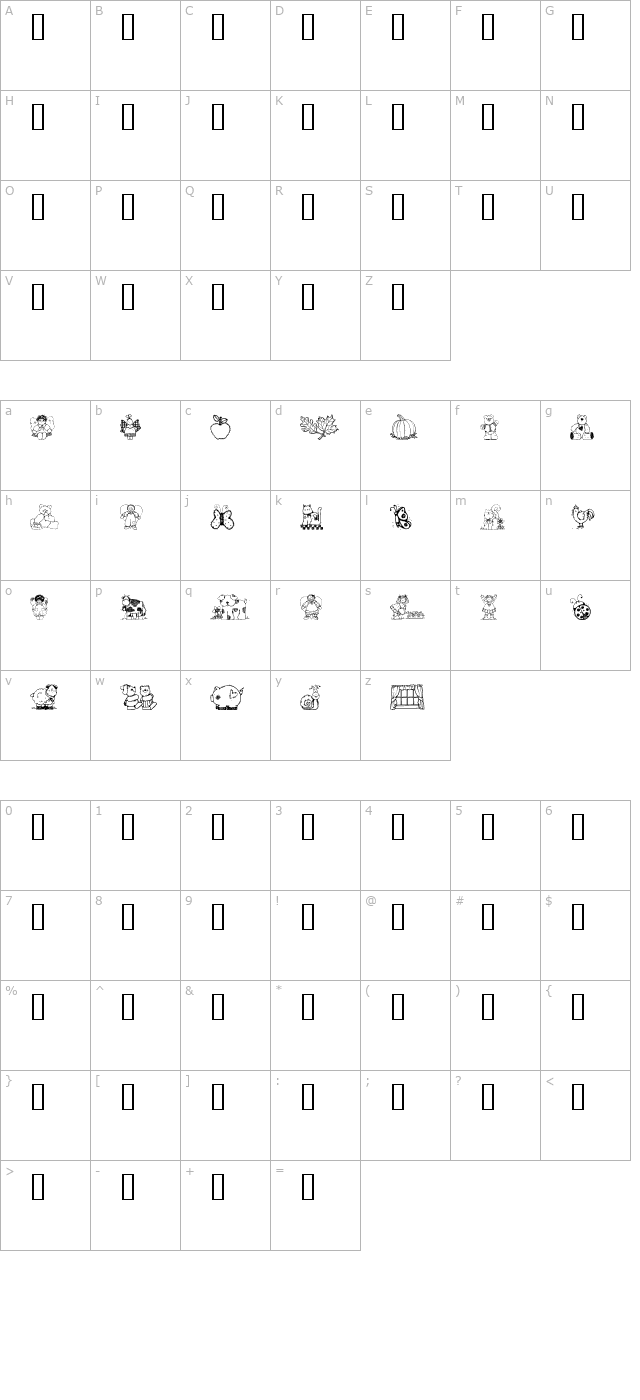 lauries-country character map