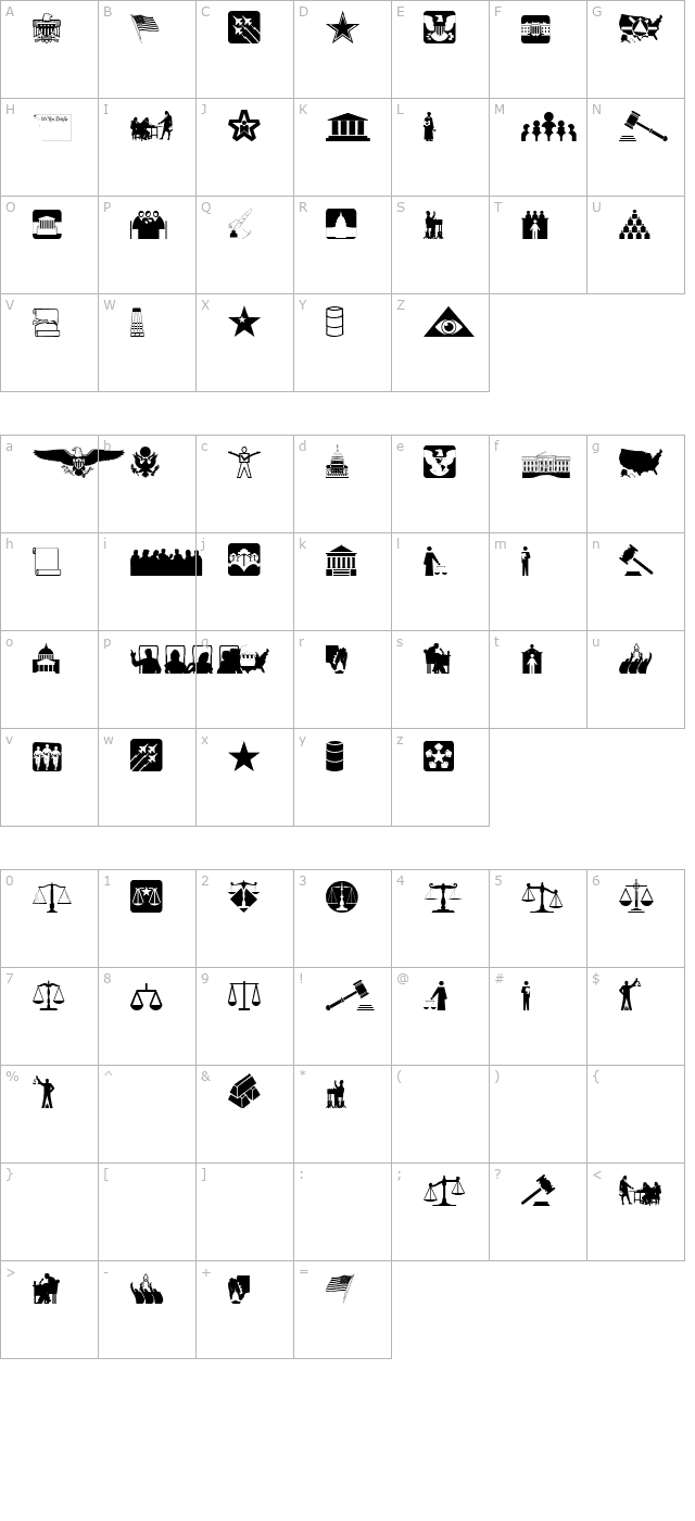 Law & Order character map