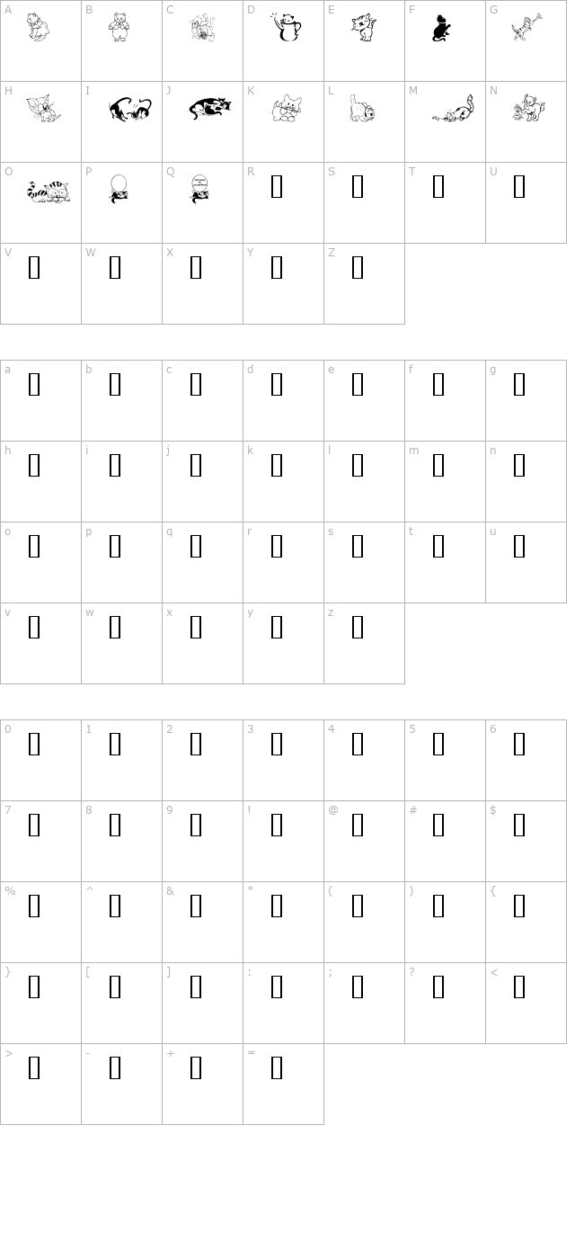 lcr-cats-meow character map