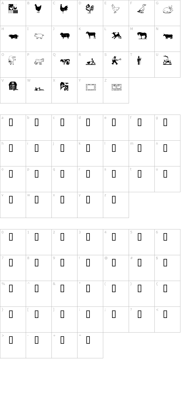 lcr-on-the-farm character map