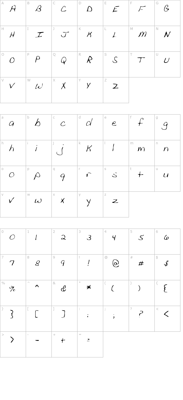 lehn111 character map