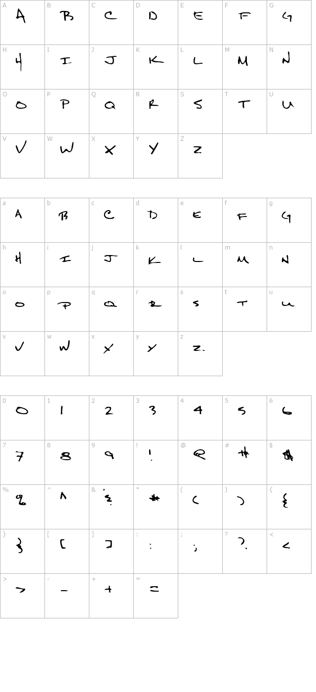 lehn159 character map