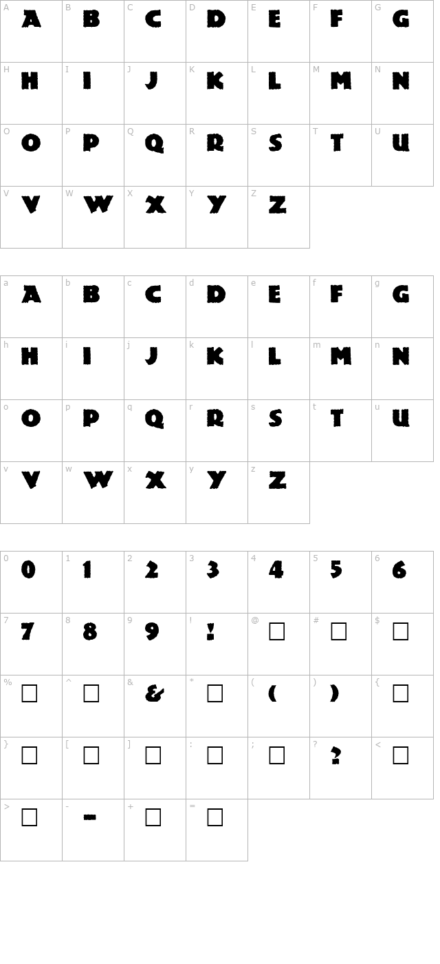 lemiesz character map