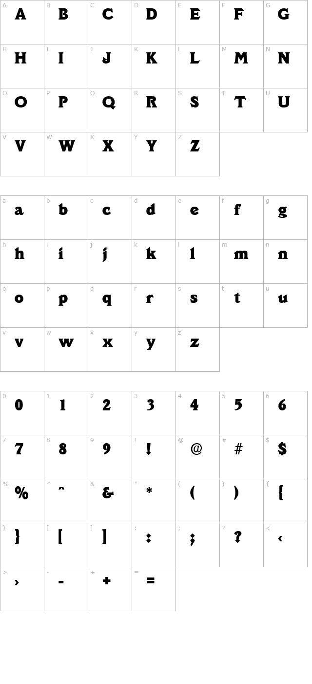 leroybecker-heavy character map