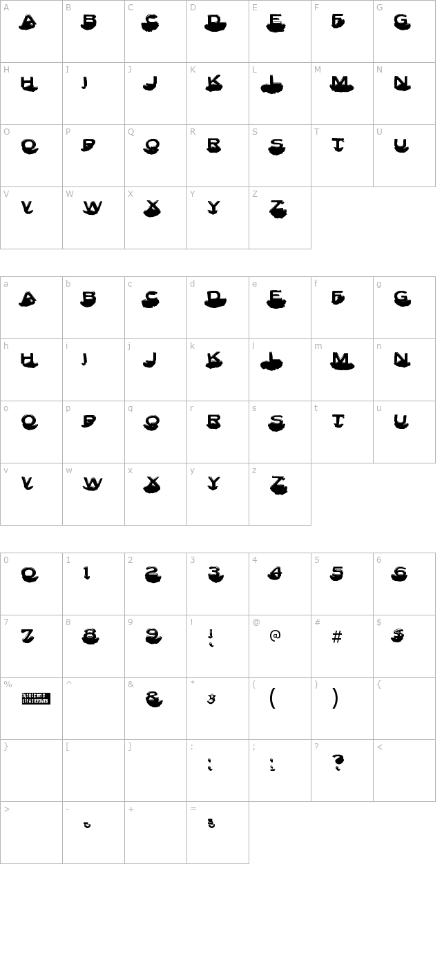 letter-set-c character map