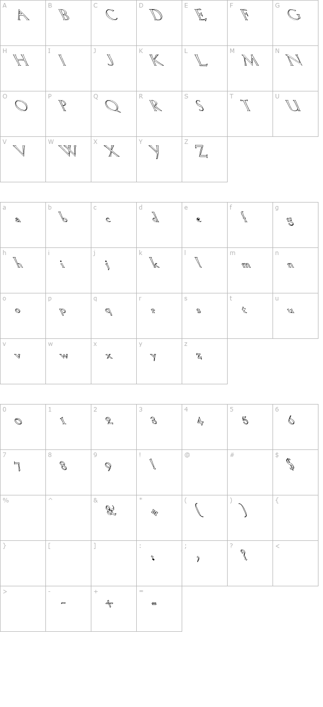 Lil Hvy Hollow Light character map