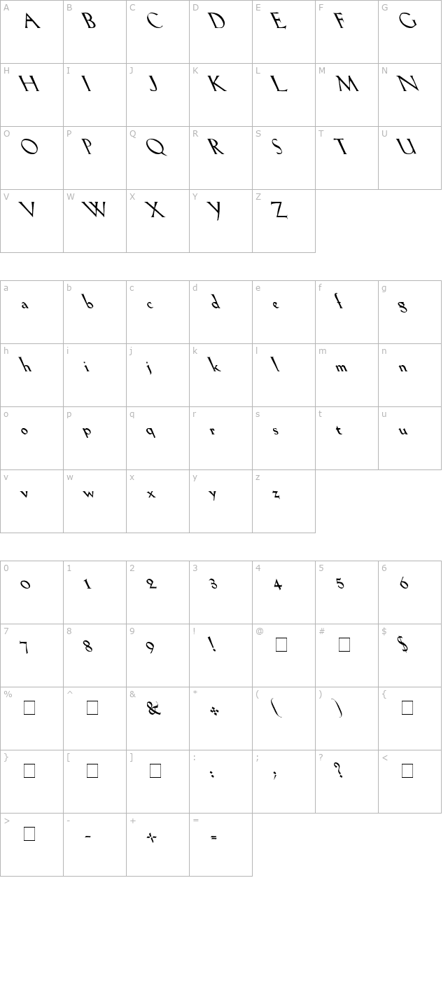 lil-hvy-leftie character map