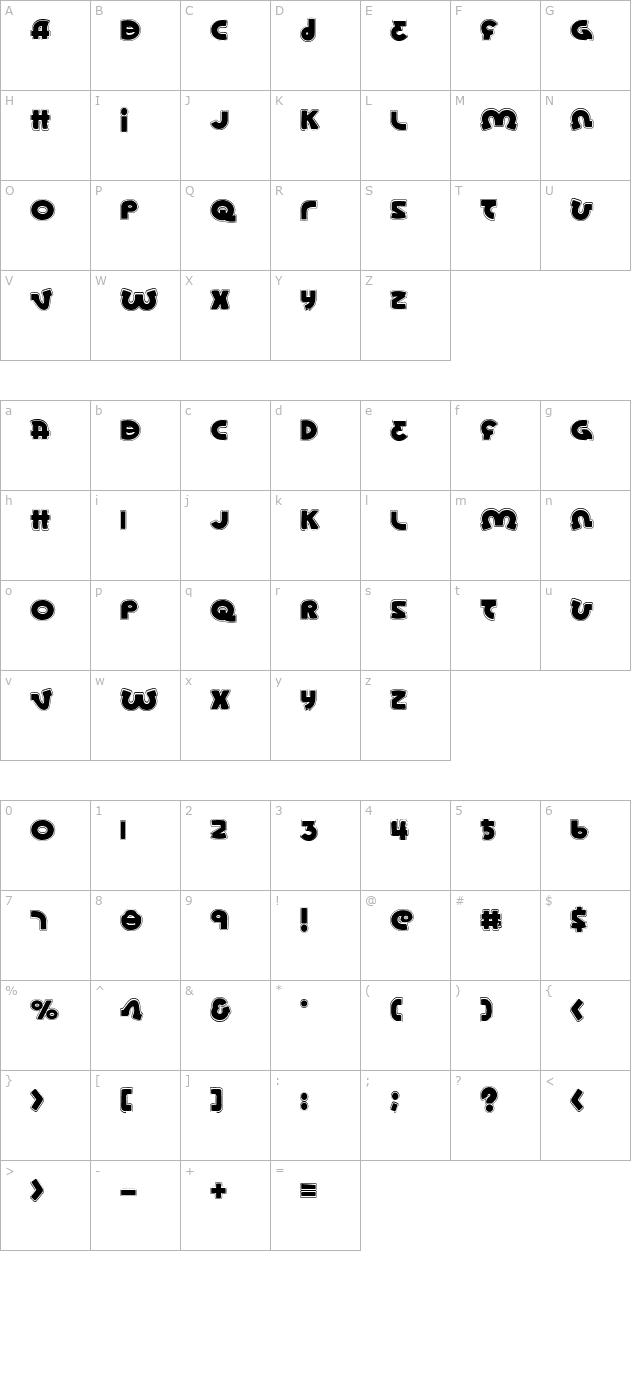 lionel-academy character map