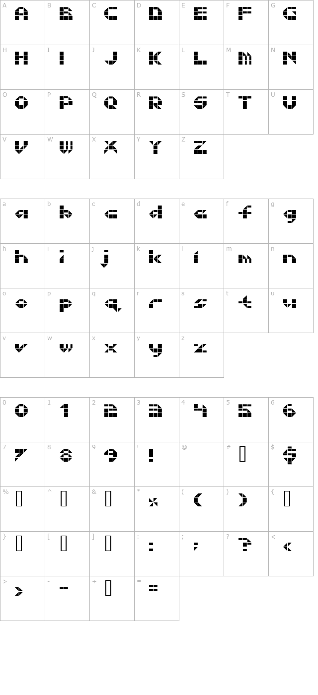 litebrite-1975 character map