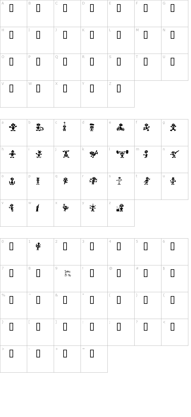 little-big-man character map