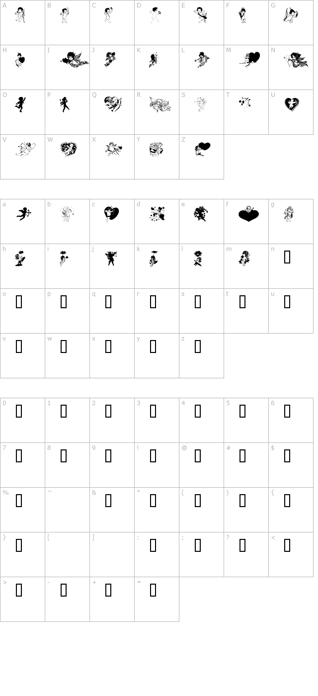 lm-cupids character map