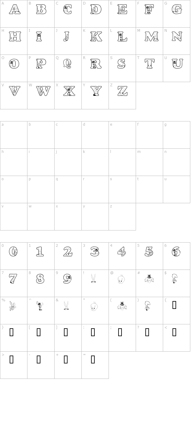 lms-acme-universtity-graduates character map