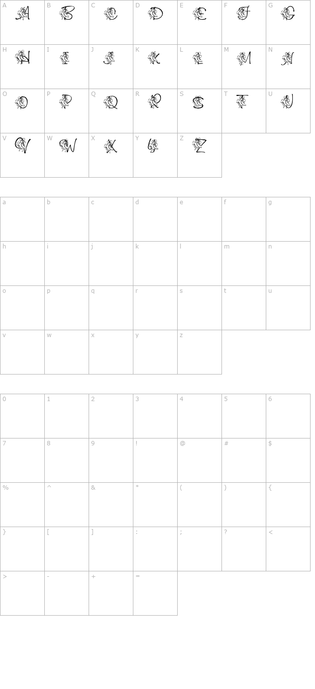 LMS Cutting The Ice character map