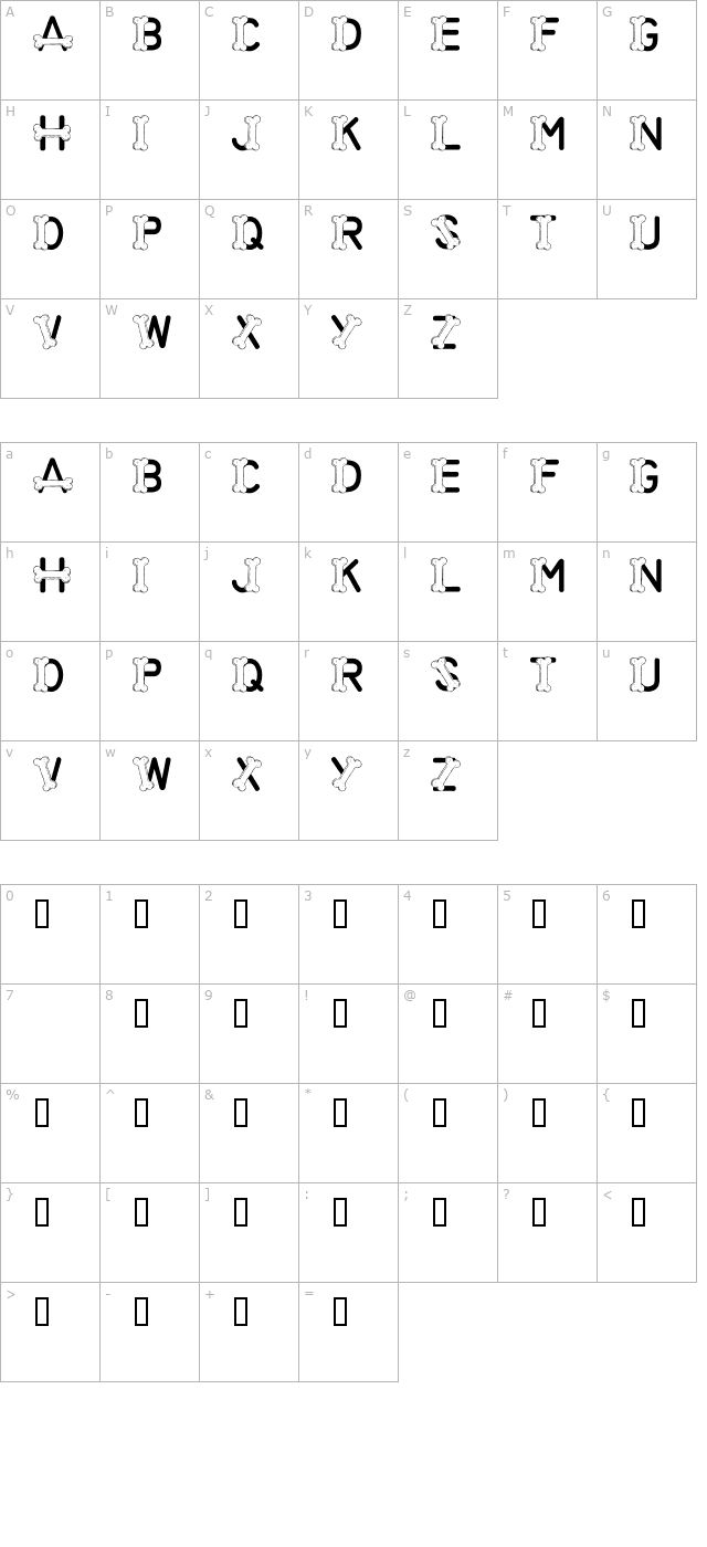 lms-this-font-is-for-the-dogs character map