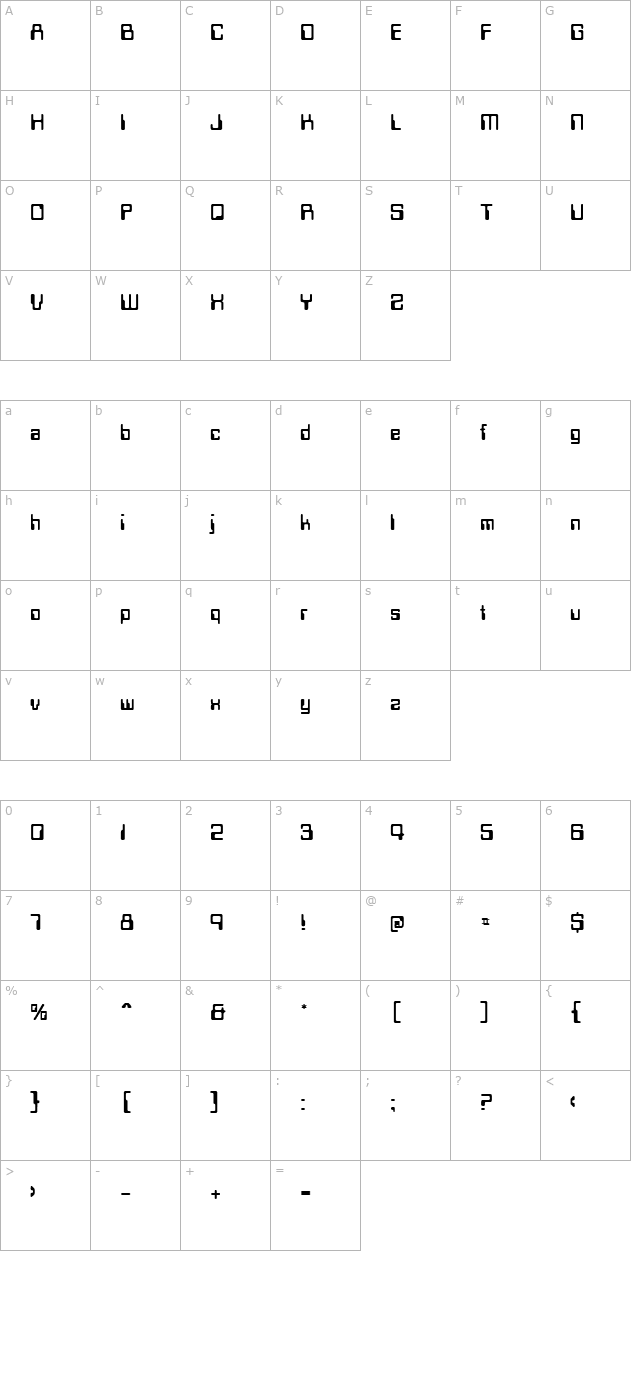 Logan character map