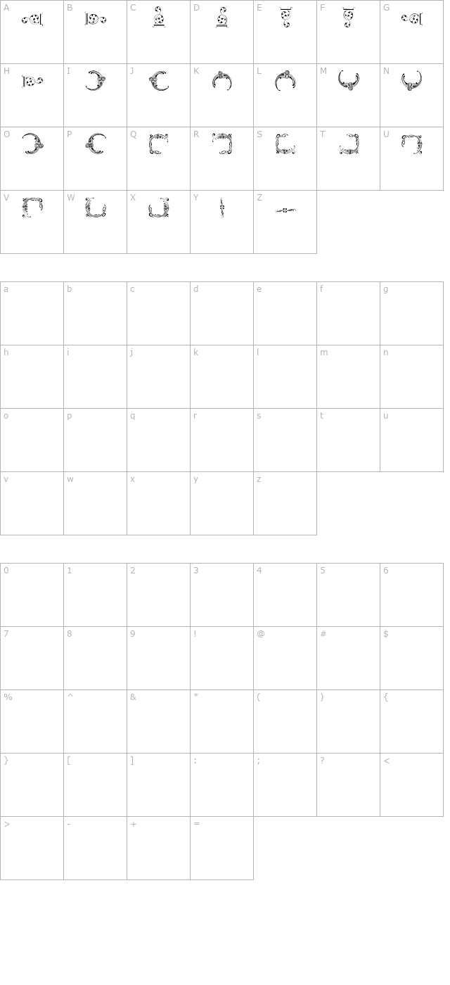 lpartdeco4 character map