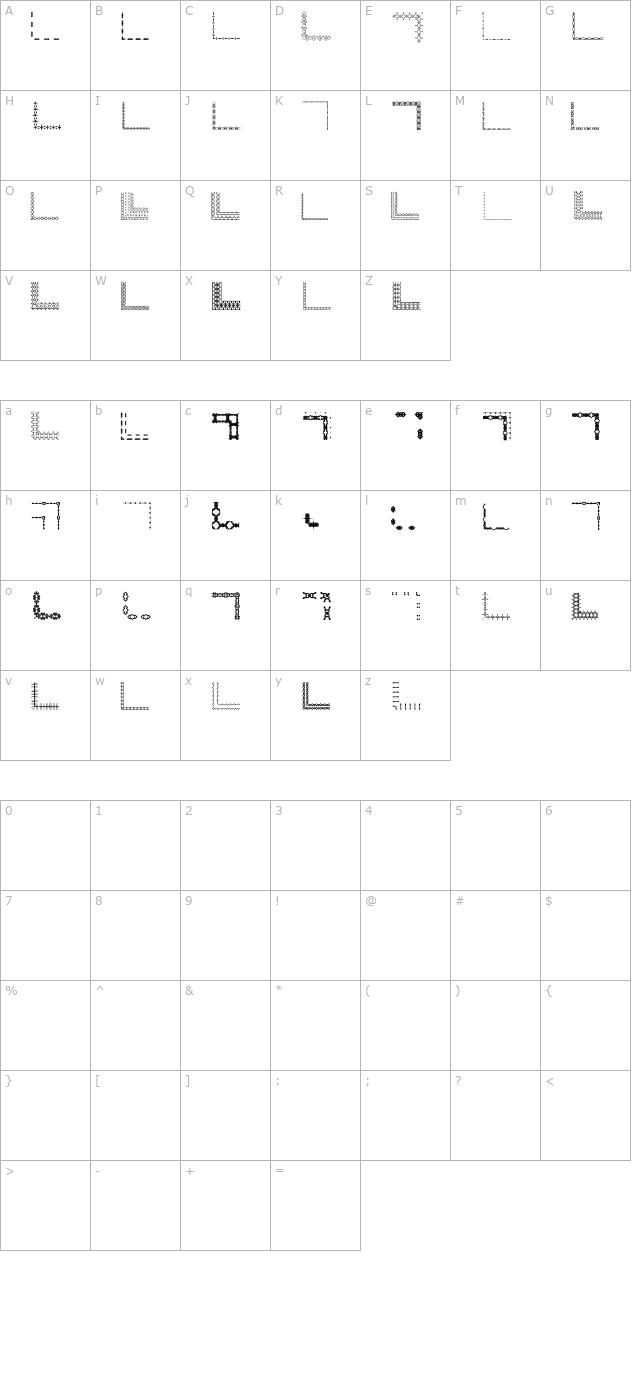 LSCorners1 character map