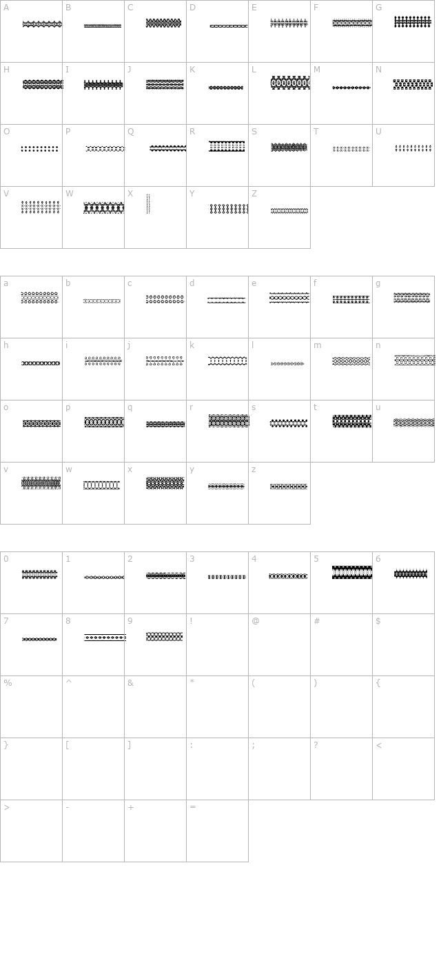 lslines1 character map