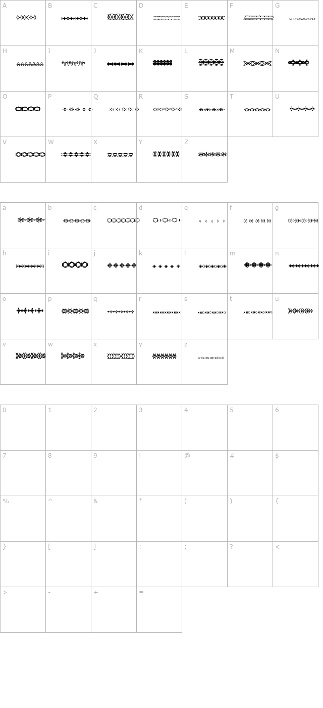 LSMoreDividers3 character map