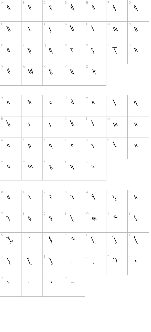 luxembourg-ex-left character map