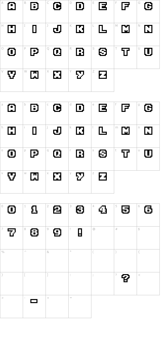 M04_FATAL FURY character map