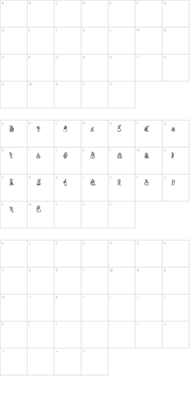 macumbats character map