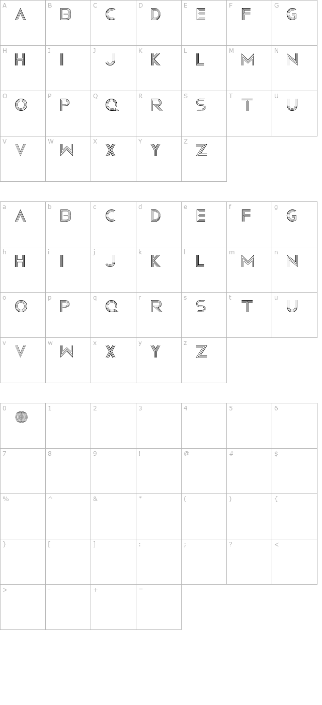 madonna character map