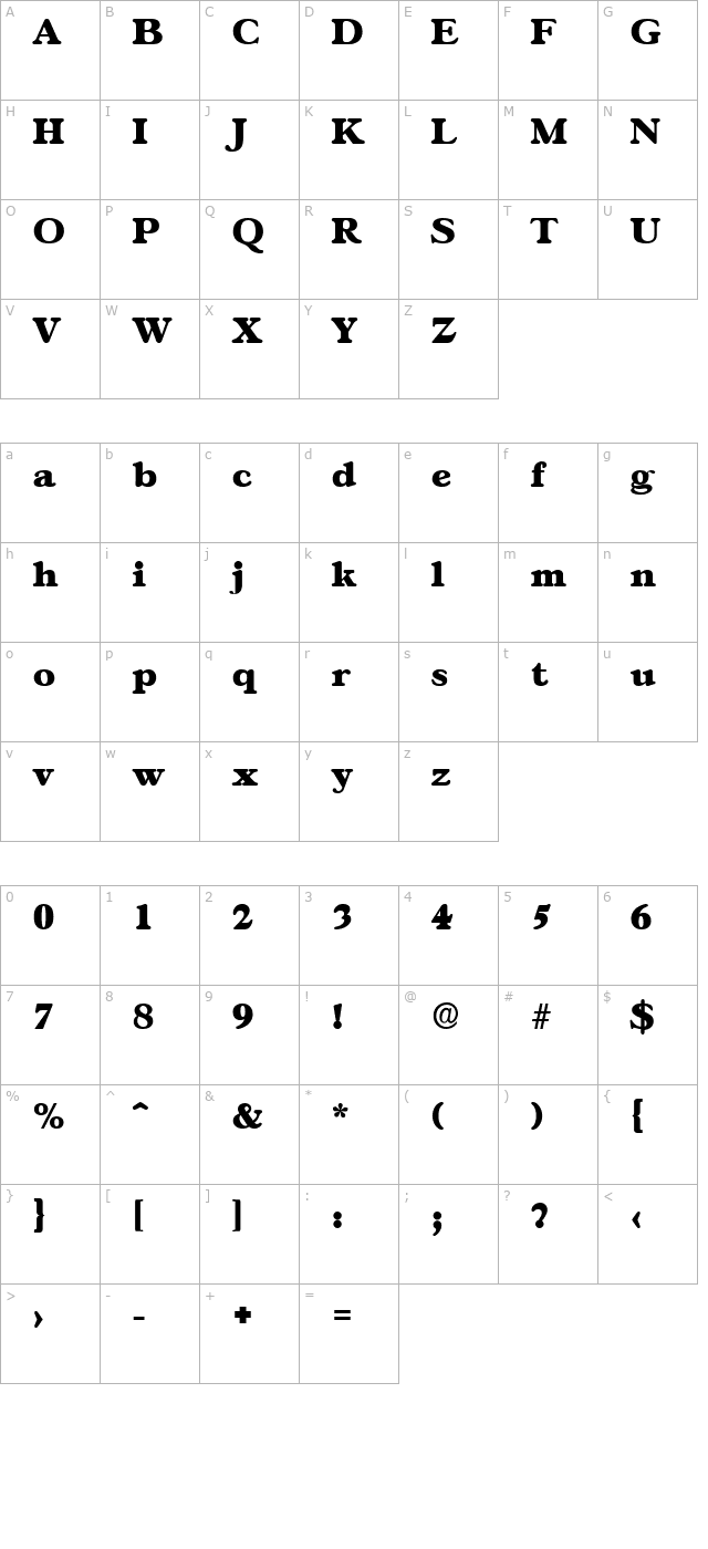 marcbecker-heavy character map