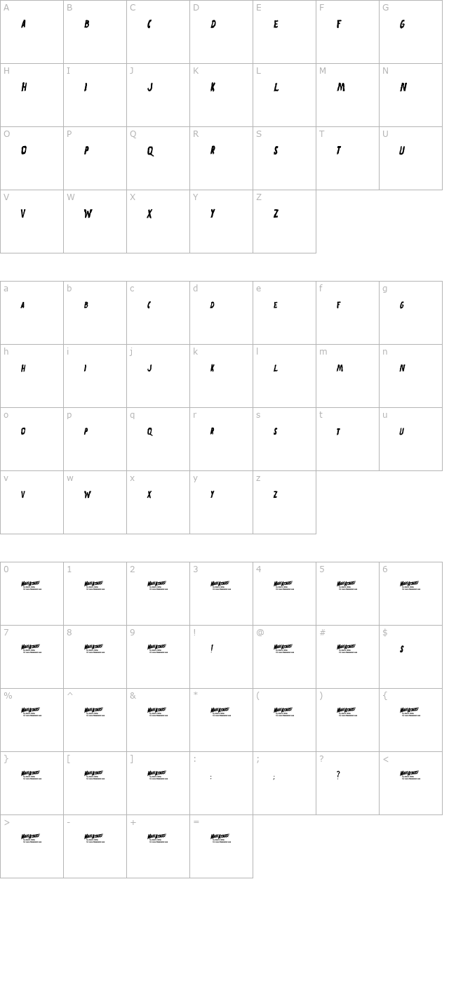 mars-attacks character map