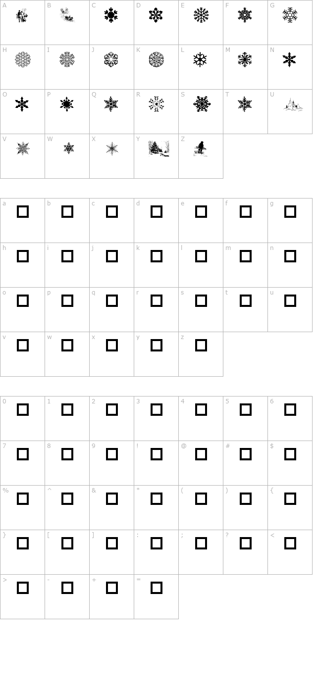 marshmallow-world character map