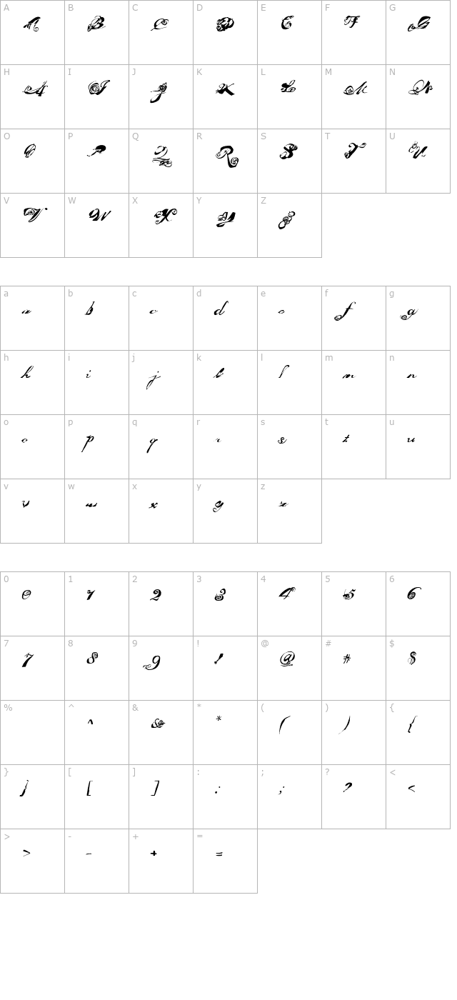 masterpiece-allegro character map