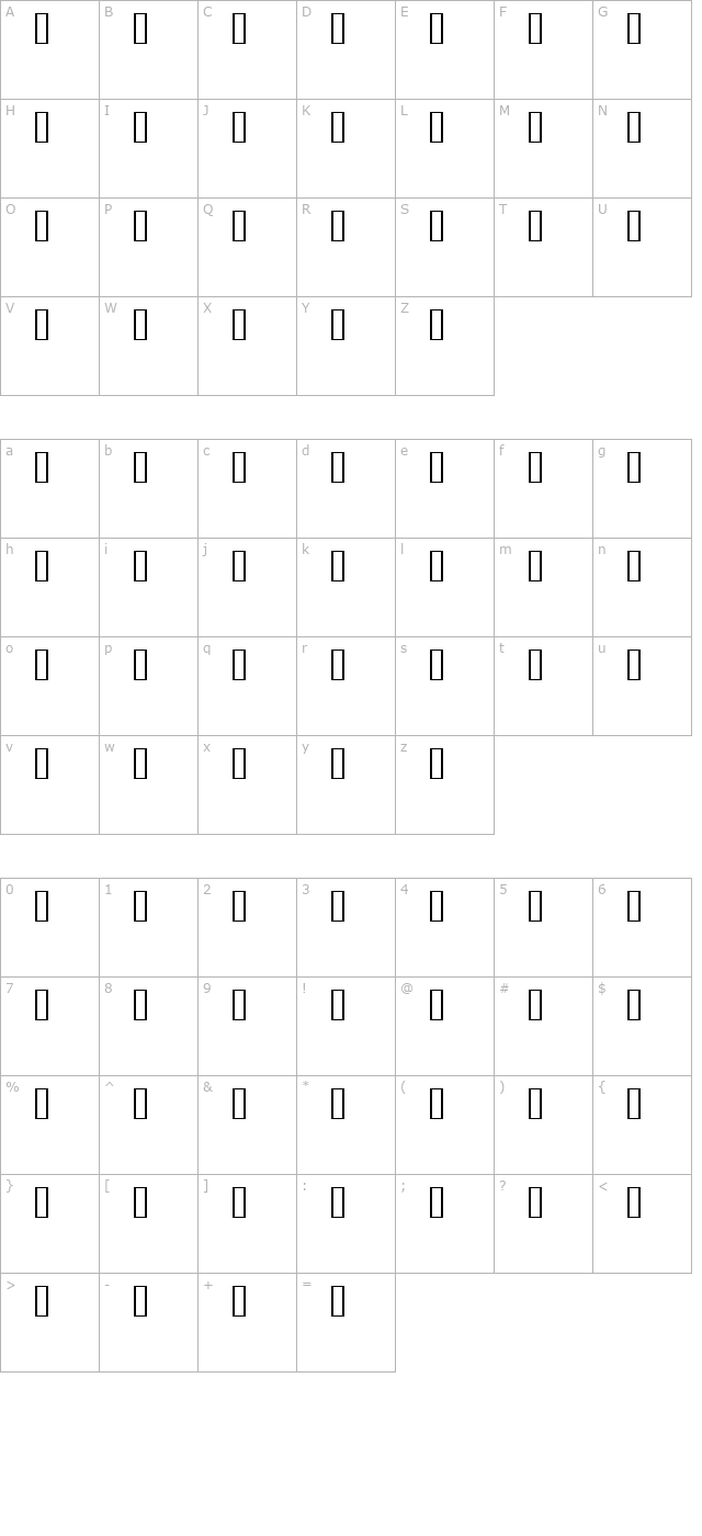 Maximillion character map