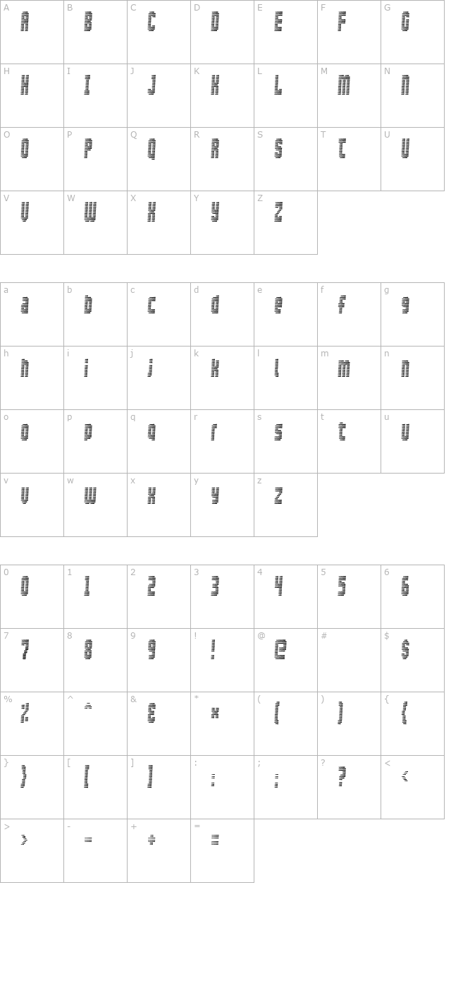 maximum-security character map