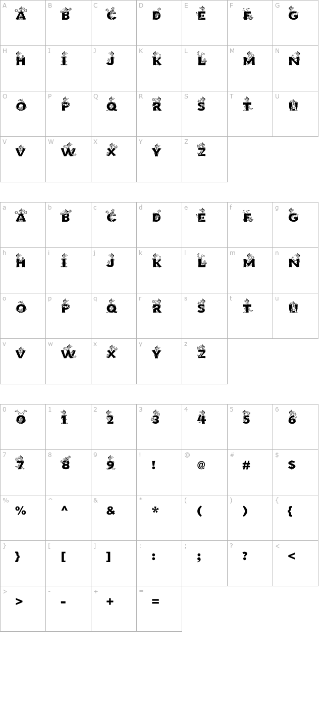 mczee character map