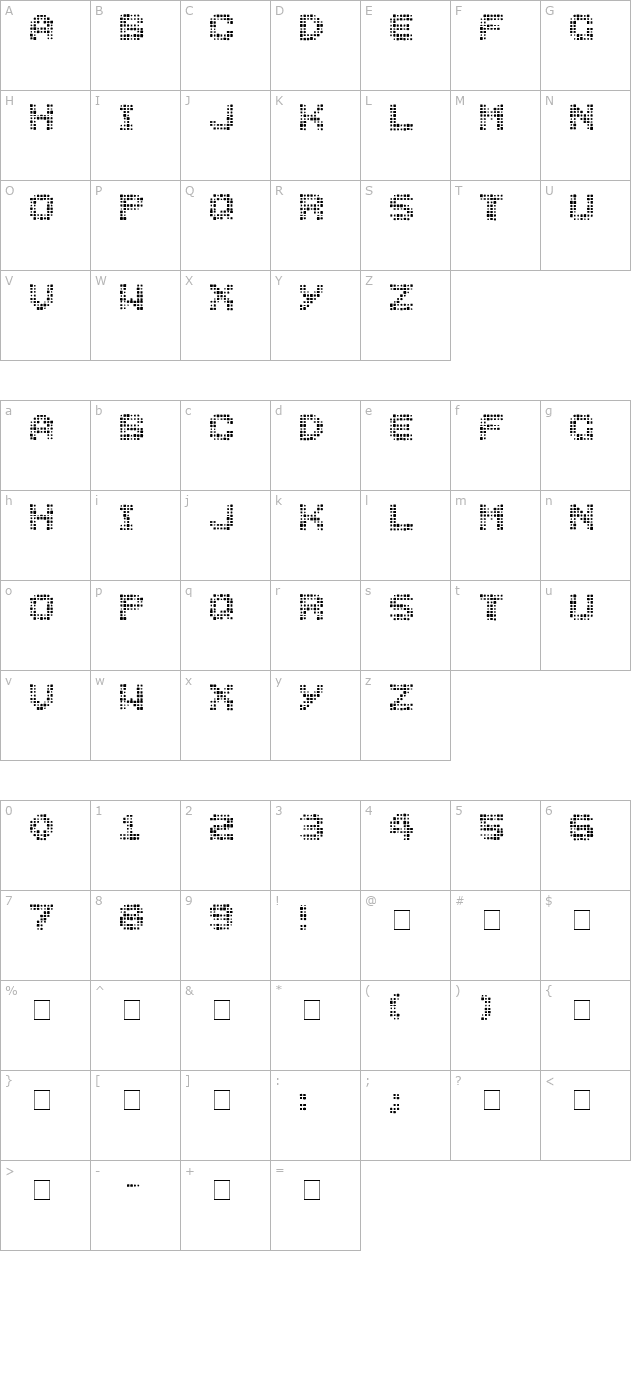 medication-needed character map