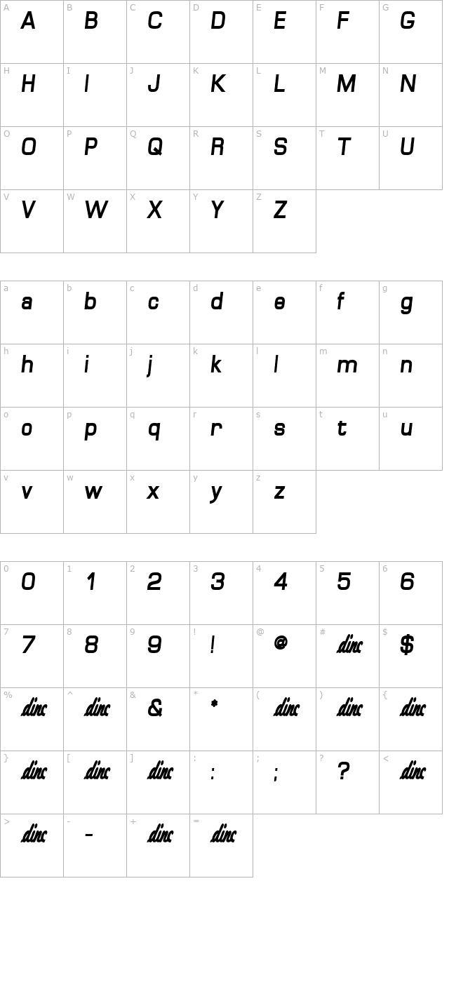 merseybeat character map