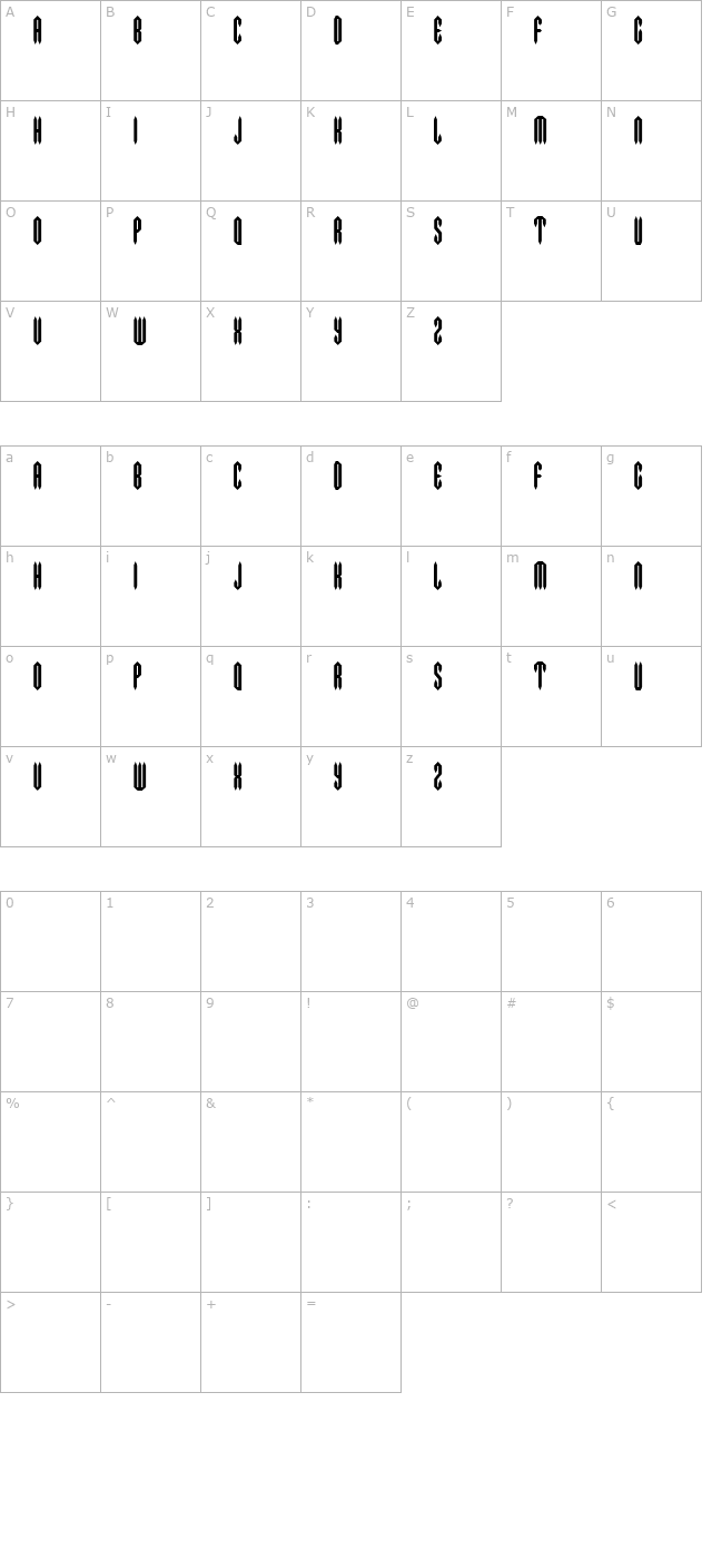 metal-crusher character map