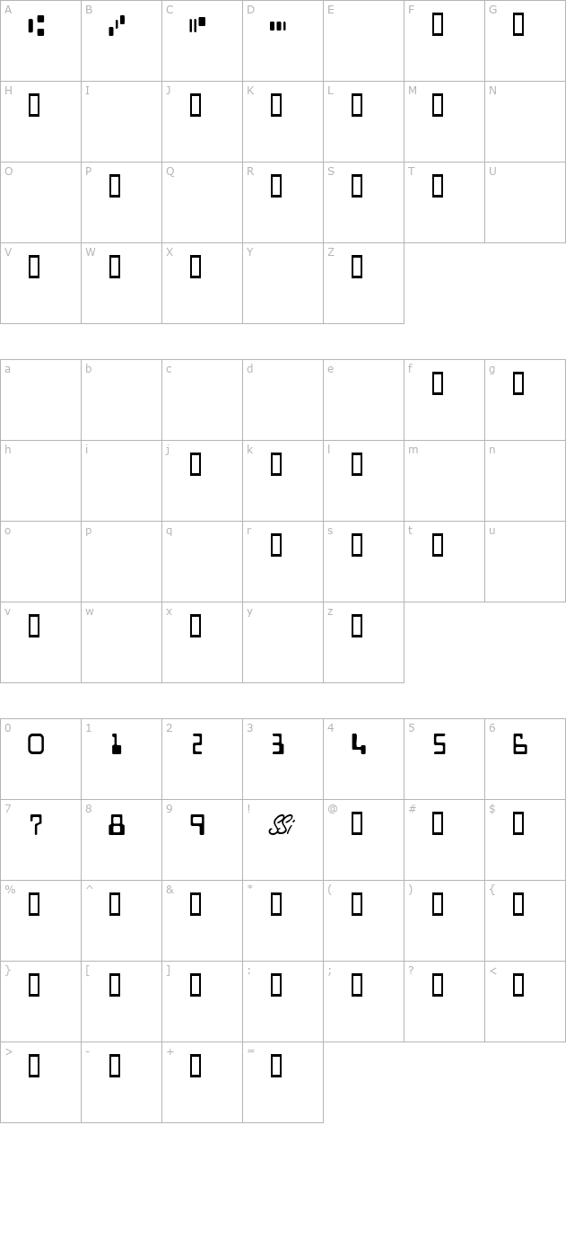 micrssk character map