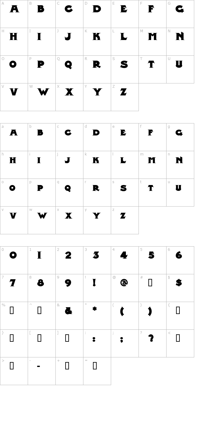 midland-rail character map