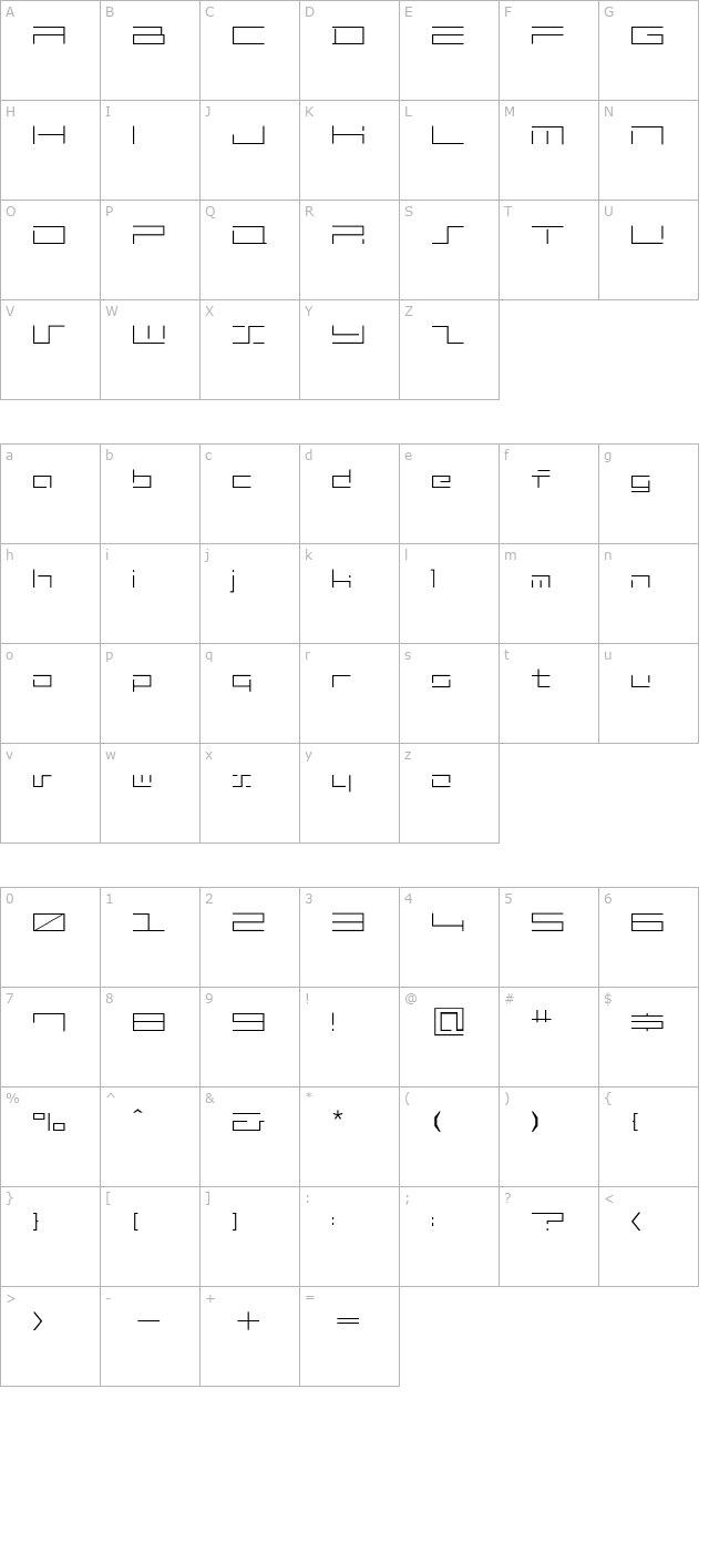 minimalhard2 character map