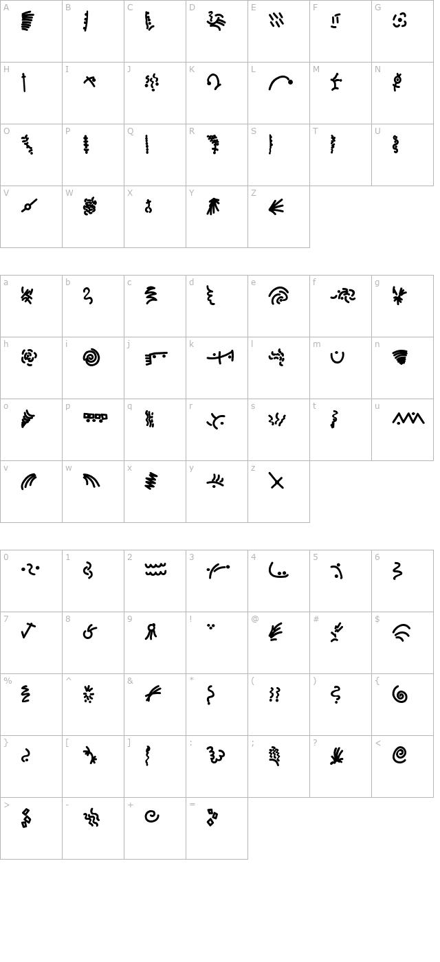 MiniPics-ConfettiHeavy character map