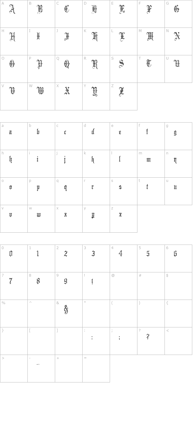 minster-no-5 character map