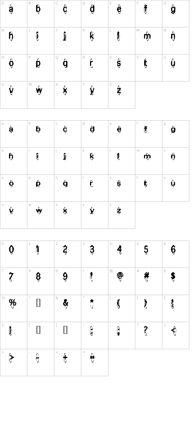 mischstab-apfelsaft character map